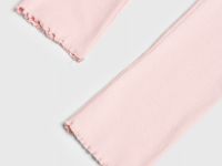 Легинсы в рубчик для девочек, Розовый