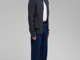 Кардиган прямого кроя из хлопка