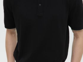 Поло из хлопка свободного кроя