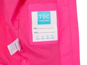 Куртка детская текстильная с полиуретановым покрытием для девочек (ветровка)