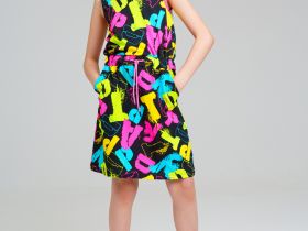 Платье трикотажное для девочек