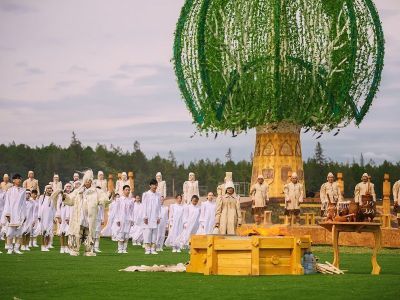 Большой фоторепортаж: первый день празднования Ысыаха Олонхо в Верхневилюйске