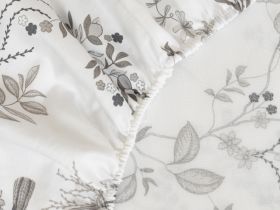 Простыня на резинке Sibilla gray