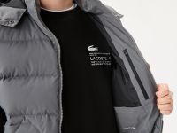 Мужской утеплённый жилет Lacoste с капюшоном