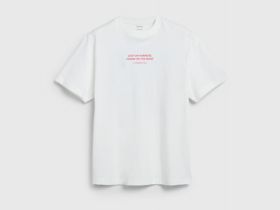 Футболка с принтом, Белый