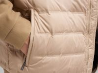 Стеганая куртка с наполнителем из натурального пух