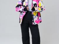 Брюки текстильные с полиуретановым покрытием утепленные флисом для женщин