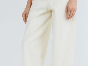 Джинсы Barrel с высокой посадкой, Бежевый