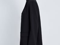 Однобортный жакет полуприлегающего силуэта