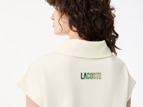 Женская толстовка Lacoste с высоким воротом на молнии без рукавов
