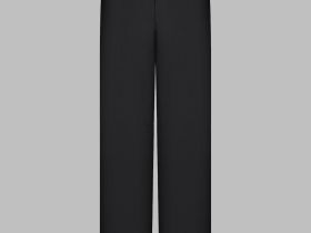 Брюки прямого кроя с вискозой