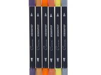 Набор аквамаркеров "Сонет" Городской пейзаж, 6 цветов