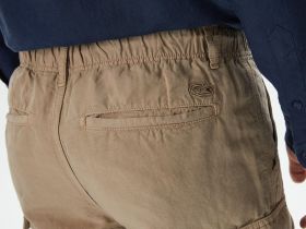 Мужские шорты Lacoste из хлопка и льна