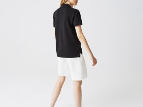 Женское поло Lacoste классического кроя из хлопка пике