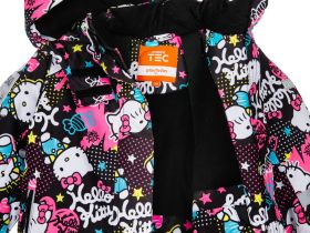 Куртка текстильная с полиуретановым покрытием для девочек