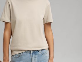 Футболка свободного кроя из хлопкового джерси