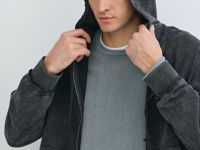 Толстовка на молнии, Серый