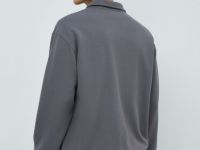 Лёгкая куртка с воротником-стойкой, Серый