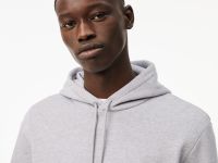 Мужское худи Lacoste классического кроя с флисом