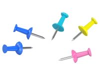 Кнопки силовые Berlingo 50 шт., цветные, ПВХ упак., европодвес, ассорти пастель