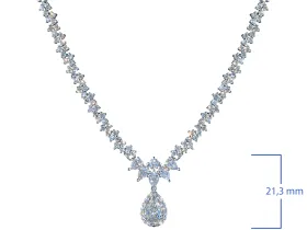 Колье из белого золота э4712кл09171900