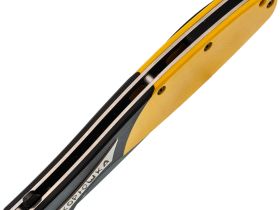 Складной нож Reptilian Корюшка-01 Black, сталь VG-10, рукоять Yellow G10