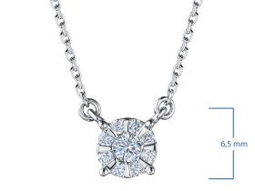 Колье из серебра э0612кл10153800