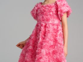 Платье текстильное для девочек