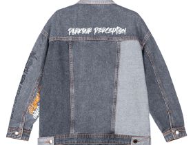 Куртка текстильная джинсовая для мальчиков