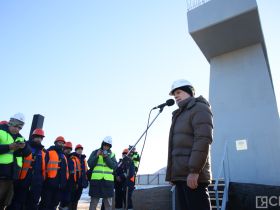 В Якутии завершили строительство первого элемента Ленского моста