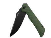 Нож складной Ruike P123-MG, сталь 14C28N, рукоять микарта, зеленый