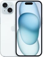 Смартфон Apple iPhone 15 256 ГБ MTP93HN/A Голубой (nanoSIM+eSIM, без RuStore)