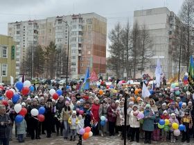Более 100 тысяч якутян приняло участие в Первомайской акции профсоюзов 2026 года