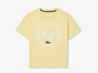 Детская футболка Lacoste из хлопка с принтом