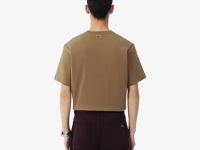 Мужская футболка из хлопкового джерси с принтом и акцентной вышивкой Lacoste