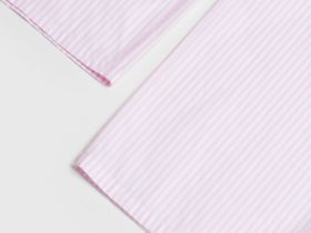 Брюки пижамные из поплина в полоску для девочек, Белый