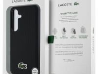 Чехол Lacoste Iconic Woven MagSafe для Galaxy S25+ черный