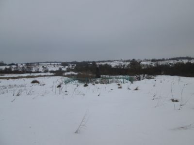 Могила политрука Валентина Покровского, расстрелянного гитлеровцами в 1941 г.