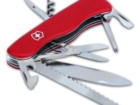 Нож перочинный Victorinox Outrider 0.8513, сталь X50CrMoV15, рукоять нейлон, красный