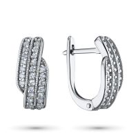 Серьги из белого золота э4712сг04202780