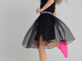 Платье трикотажное для девочки