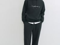 Утеплённые джоггеры, Черный