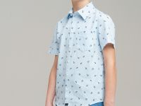 Сорочка текстильная для мальчиков (regular fit)