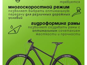 Горный велосипед Atom Bion Nine 350, год 2024, цвет Черный, ростовка 22