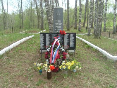 Воинское кладбище, где похоронены воины Советской Армии, умершие от ран, полученных на фронтах, в период Великой Отечественной войны 1941-1945 гг.