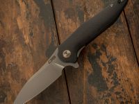 Складной нож CJRB Agave, сталь D2, рукоять G10, черный