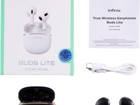 Наушники Infinix Earphone XE23 Buds Lite Чёрные