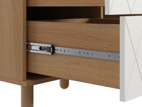 Тумба Теджонс 93x85 Ромб Белый