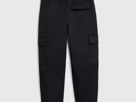 Брюки с карго-карманами для мальчиков, Черный