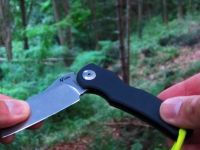 Нож складной Fantoni, Raggio, FAN/NilteRAGGIO, сталь Sandvik 14C28N, рукоять Ixef, чёрный